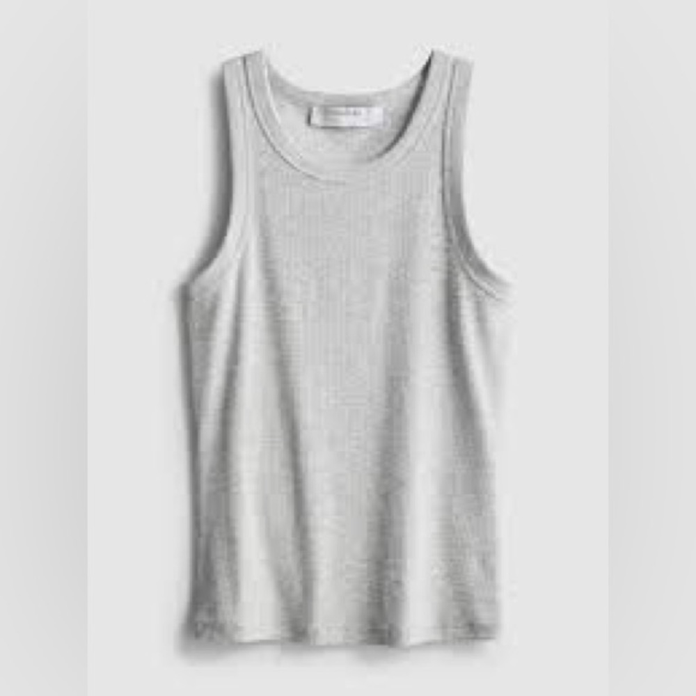 Noname grey scoop neck top
